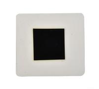 Detector de tarjeta de membrana de visualización de patrón de visor de campo eléctrico 50 mm Película flexible amarilla para observación de campo invisible Educación científica (gris 25 × 25 mm)