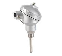 Detector de temperatura de resistencia PT100, sonda del Sensor de temperatura, cabezal de Terminal de termopar de rosca NPT de 1/2" (Tube de protection 50mm)