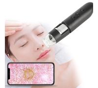 Detector de Vello de Piel WIFI 500X Detector de Cuero Cabelludo Diagnóstico de Vello de Piel Analizando Microscopio Electrónico de Alta Definición Detector de Folículos de Cuero Cabelludo