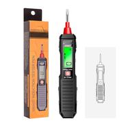 Detector de Voltaje AC12-300V, Multímetro Digital Portátil con Pantalla LCD, Luz LED y Alerta Sonora - Detección Sin Contacto, Alta Precisión, Uso Profesional y Doméstico