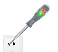 Detector de voltaje no táctil - pluma eléctrica de medición de luz doble de alto par | Probador de voltaje de punta magnética para pruebas eléctricas precisas, herramienta de detección de electricidad