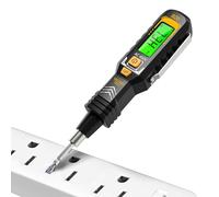 Detector de Voltaje - Probador de Circuitos con Pantalla Digital y Rastreador de Cables,Herramienta de Medición de Rango Automático con Luz LED, Localizador de Disyuntores de Precisión para
