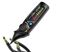 Detector de voltaje sin contacto,pin de prueba de voltaje CA para enchufes, para solución de averías eléctricas, coche, mantenimiento, construcción y