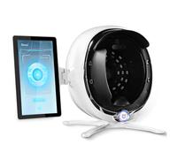 Detector digital de piel 3D de 13.3 pulgadas, máquina de análisis de piel facial inteligente con IA, 38 millones de píxeles, 8 analizador de humedad facial espectral para salón de belleza, cuidado
