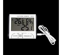 Detector electrónico de temperatura y humedad para interiores y exteriores, medidor de temperatura, termómetro digital, higrómetro con pantalla LCD, detector de humedad y temperatura