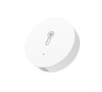 Detector inalámbrico de humedad de temperatura para redes Zigbee que permite el registro de datos en tiempo real y fácil configuración para casas inteligentes, color blanco