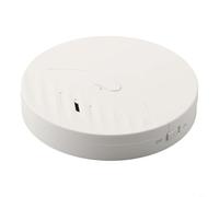 Detector inteligente de rotura de vidrio para ecosistema Tuya detecta vibración de ventana y activa notificación de sirena de 130 dB (blanco)