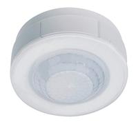 Hager Detector de Movimiento + Presencia por Infrarrojos 360º (EE804A) de Superficie 6 Metros IP21 Color Blanco
