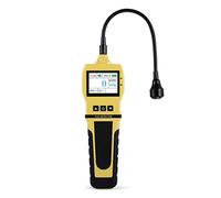Detector Multi Gas, Detector de Fugas Gas Profesional 0-10000 PPM/Cuello Cisne CH4, Sensor analizador rápido Combustible inflamable carbón Natural, 4 alarmas(Digital Display)