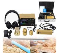 Detector Profesional de Fugas Agua subterráneos, Sensor geófono Fuga eléctrica Interior y Exterior, preciso confiable, Profundidad detección 3 Metros