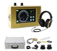 Detector Profesional de Fugas de Agua Subterránea - Alcance 4M, Frecuencia Ajustable 1-4500Hz, Cancelación de Ruido - 30H Batería - para Fontaneros, Municipios & Obras