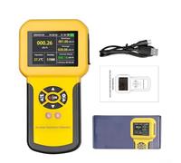 Detector radiactivo | Radiación nuclear con batería recargable | Detecta rayos X gamma beta | Pantalla LCD de 2.5 pulgadas y sistema de alarma inteligente | para el hogar