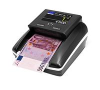 Detector y Contador de Billetes Falsos 2 en 1 Portátil; Detección UV/MG/IR, Pantalla TFT;Carga Directa o Batería; Para Euros, Dólares y Libras;Uso Profesional en Comercios, Hostelería y PYMES