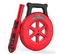Detectores Bloqueo TuberíAs Herramientas DiagnóStico Bloqueo TuberíAs Hierro Pinpointer Waterproof Iron Pipe Blockage Detector For Metal PVC Water Pipes (Rojo-40m)