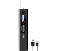 Detectores de cámara oculta 4 en 1, 5 cm - 10 m, protege tu privacidad en todos los aspectos del detector de chinches de sensibilidad de 6 niveles de sensibilidad, detector de cámara oculta, detector