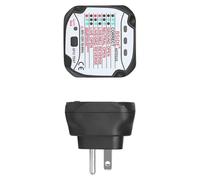 Detectores De Enchufes Eléctricos Con Comprobador De Cable De Tierra Neutro Probador De Durabilidad Con Pantalla LED Detectores Eléctricos De Diseño Liviano