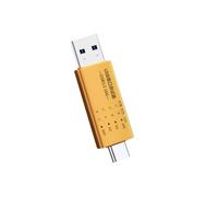 Detectores probadores de interfaces USB C a USB 3.2 con pantalla LED para carga rápida y transferencia de datos de hasta 10 Gbps