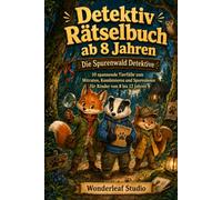 Detektiv Rätselbuch ab 8 Jahren: Die Spurenwald Detektive: 10 spannende Tierfälle zum Mitraten, Kombinieren und Spurenlesen für Kinder von 8 bis 12 Jahren