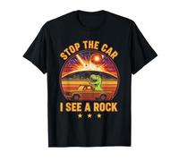 Detén el Coche Veo un Dinosaurio asteroide T-Rex sarcástico Camiseta