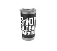 Detener el calentamiento global Difundir conciencia Clima Calentamiento global Vaso térmico de acero inoxidable de doble pared