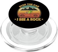 Detener el Coche Veo un coleccionista de Rocas Geología Geólogo Divertido PopSockets PopGrip para MagSafe