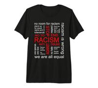 Detener el Racismo contra el Racismo Di no al Racismo Camiseta Premium