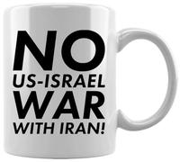 Detener La Guerra En Irán Taza Blanca De Cerámica Hogar De Oficina De La Taza Del Agua Té Café