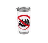 Detener la Ley de Seguridad de los Barcos Vaso térmico de acero inoxidable de doble pared