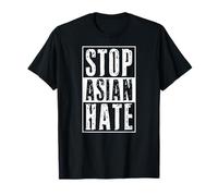 Detengan el Odio asiático Conciencia contra el Racismo contra los crímenes Fascismo Camiseta