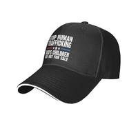 Detengan La Trata De Personas Los Hijos De Dios Mujer Hombre Gorras Hip Hop Cómoda Gorra Trucker Ajustable Snapback Cap para Deporte Senderismo Running