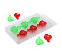 Detente Y Vaya A Los Pulgares en Forma de Mano Para El Refrigerador, La Oficina, La Pizarra, El Tablero de Anuncios, El Archivador - 22mm de Diametro x 4mm de Alto - Paquete de 12