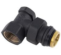 Detentor de Radiador Negro Mate Macho-Hembra 1/2 | Diseño Moderno y Resistente | NOYON & THIEBAULT