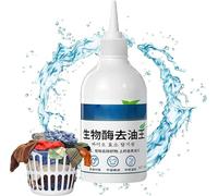 Detergente en aerosol de limpieza sin enjuague, detergente desengrasante de ropa, enzimas activas, removedor de manchas de lavandería, detergente en aerosol de limpieza sin enjuague, 200 ml (1 unidad)