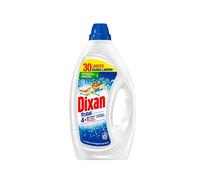 Dixan Gel Total 4+1, Detergente Líquido para Lavadora 30 Lavados, jabón líquido para lavar la ropa blanca y clara. Limpieza, luminosidad, frescor y sostenibilidad, versión antigua
