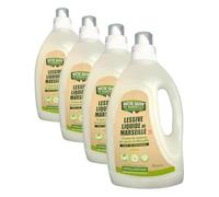 Detergente líquido a base de escamas de jabón de Marsella - 1,5L - ECODETERGENT (Paquete de 4)