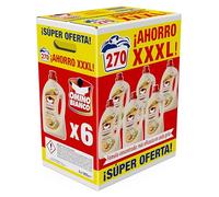 Detergente Líquido Omino Bianco Jabón de Marsella - Pack Ahorro 6 x 45 Dosis (270 Lavados)