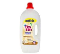 Detergente líquido para lavadora con jabón de Marsella EKOSAN 61 lav. 4 l.
