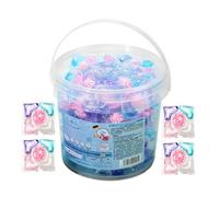 Detergenti per Bucato - Confezione da 70 Profumato | Azione Sgrassante profonda | Pastiglie Detersivo e Perle Sapone per Jeans Biancheria da Asciugamani Maglietta e Camice