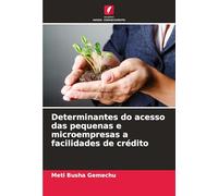 Determinantes do acesso das pequenas e microempresas a facilidades de crédito