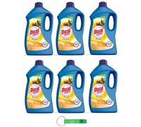 Detersivo Lavatrice Argan Dual Power Detersivo - Detergente líquido concentrado para ropa de colores - Detergente para ropa de argán - 40 lavados 2L + llavero Beni Culinari gratuito