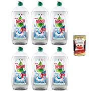 Detersivo per stoviglie Carboni attivi Detersivo - Detersivo para lavavajillas (6 x 850 ml, 400 g)
