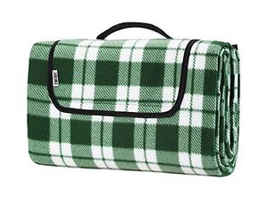 Detex Manta de Picnic Multicolor 2x2m Alfombra Plegable de Playa Lona Impermeable con aislate térmico