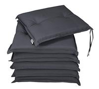 Cojines para sillas Boston set de 6 antracita 47x42x6cm
