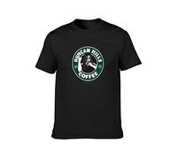 Dethklok Metalocalypse Duncan Hills Coffee Logo by Maven O-Neck 100% Cotton Short Sleeve Unisex T-Shirt L