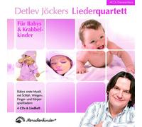 Detlev Jöcker - Liederquartett: Für Babys und Krabbelkinder - Themenbox: Babys erste Musik mit Schlaf-, Wiegen-, Finger- und Körperspieliedern