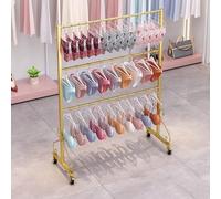 DETMOL Expositor Comercial de Sujetadores: Perchero metálico para Tiendas minoristas, Soporte para Bragas y Pantalones Cortos, hijabs y pañuelos de Seda, Perchas para Toallas y Ropa para boutiques
