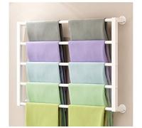 DETMOL Organizador de Bufandas y Cintas de Pared para Tiendas minoristas, Soporte Multifuncional para Corbatas, pañuelos de Seda y Toallas, Estante Expositor Que Ahorra Espacio para Papel de Regalo