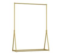 DETMOL Perchero,Perchero de pie,Perchero,Color Dorado,Capacidad de Carga Ng,Adecuado para centros comerciales/Tiendas de ropa/Oro/150 * 160 cm