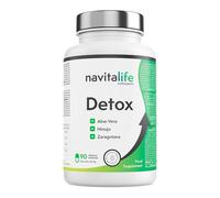 Detox adelgazante potente. Detox depurativo aloe vera cápsulas. Elimina toxinas, pierde volumen, limpieza colon, capsulas de alta biodisponibilidad. Mejora la digestión.