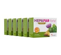 Detox - Cardo Mariano, Alcachofa, Diente de Leon, Vitamina E y Fosfolípidos - 180 Cápsulas para 90 Días - Alta Biodisponibilidad - Hepafar Forte Premium, Sensilab